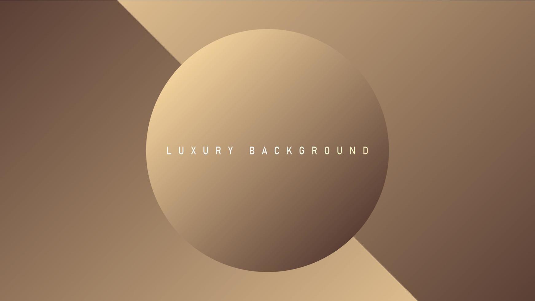 geometrisch Luxus Hintergrund mit Gold Elemente Vorlage zum Ihre Design vektor