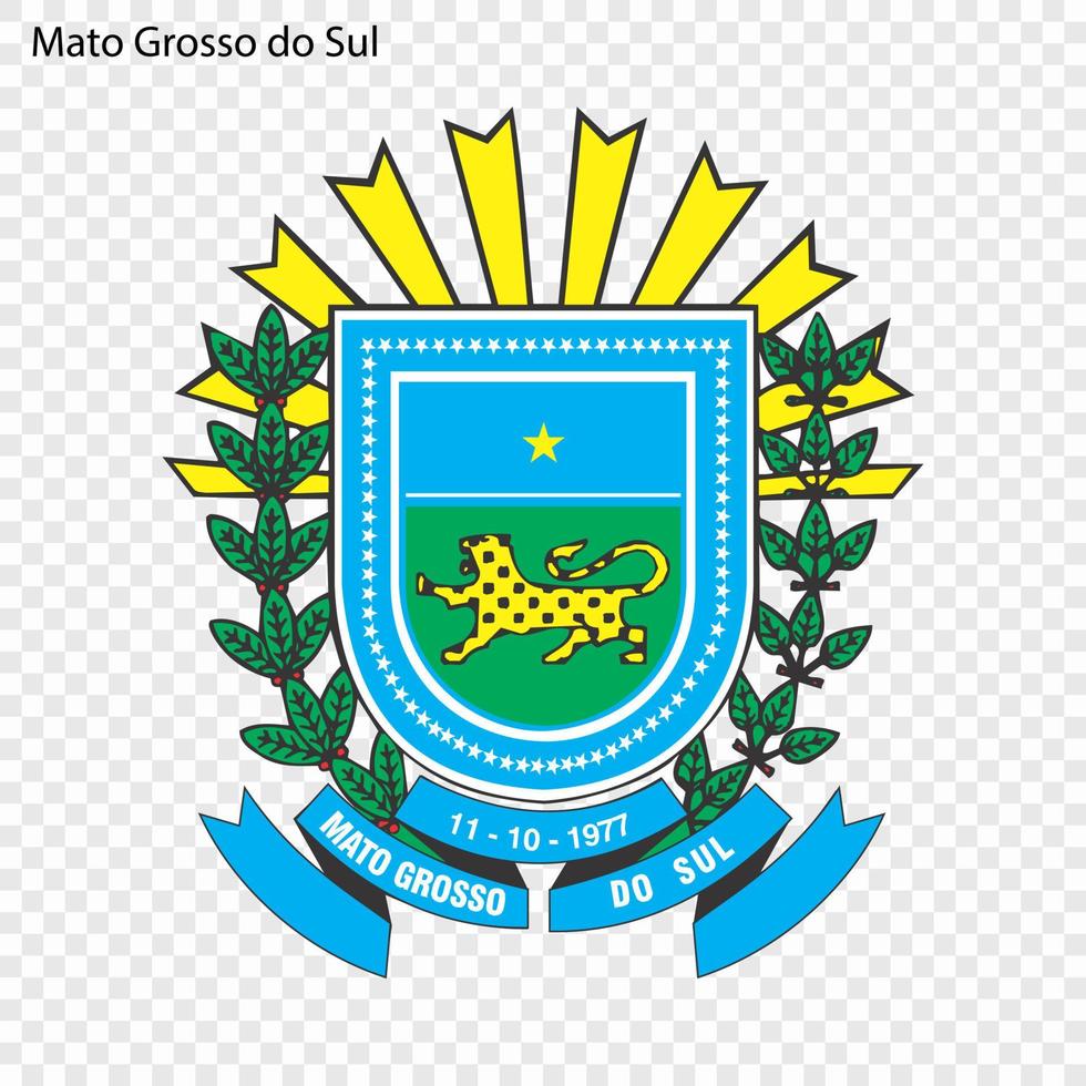 emblem stat av Brasilien vektor