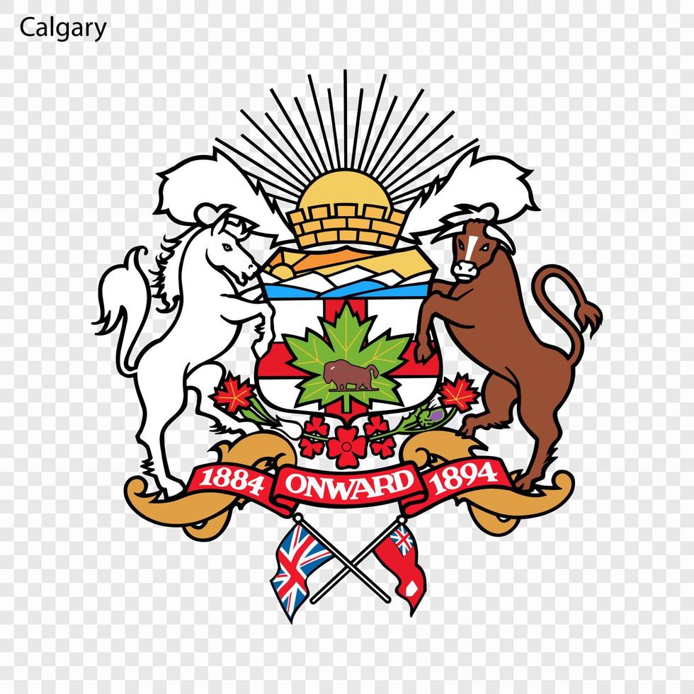 Emblem von Calgary vektor