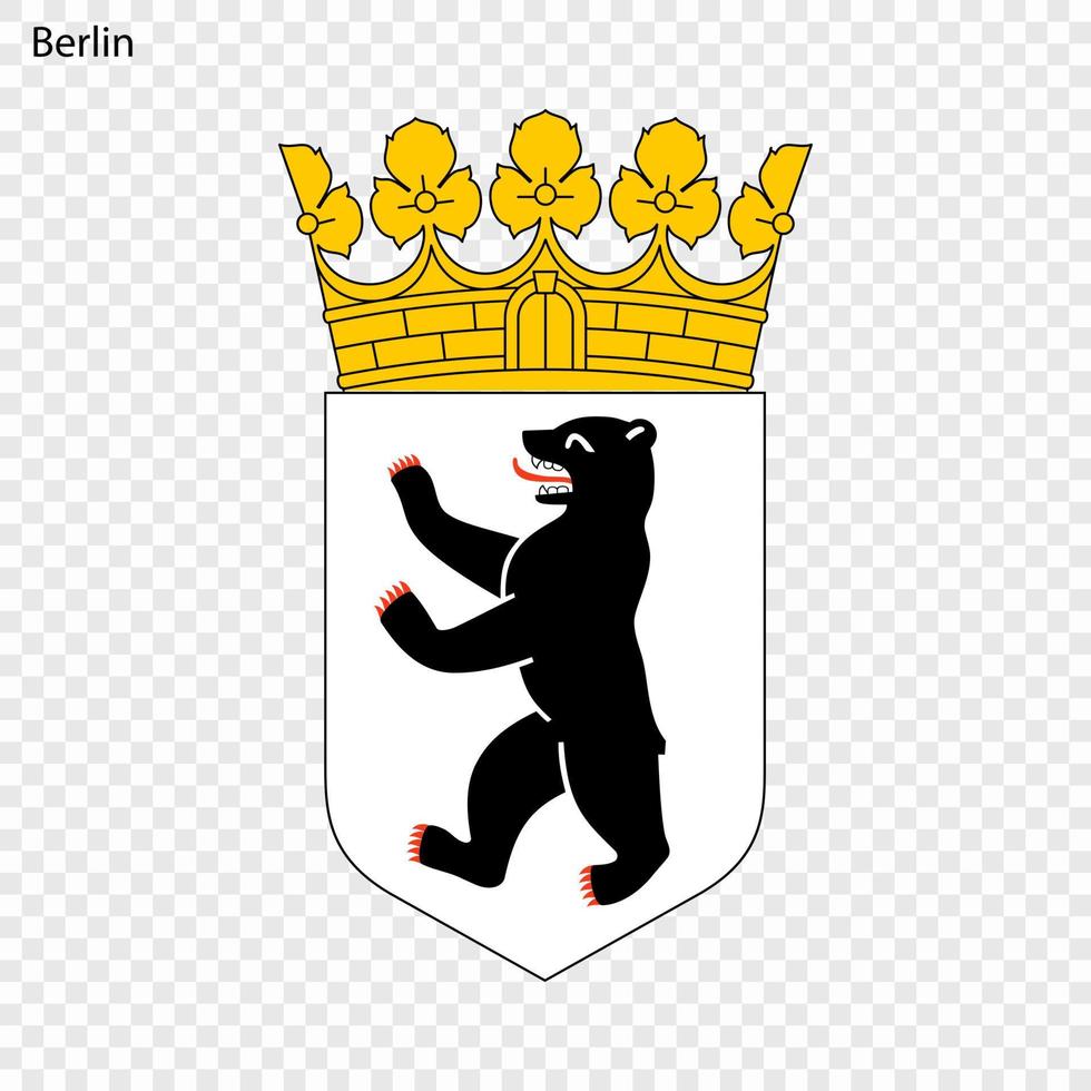 Emblem von Berlin vektor
