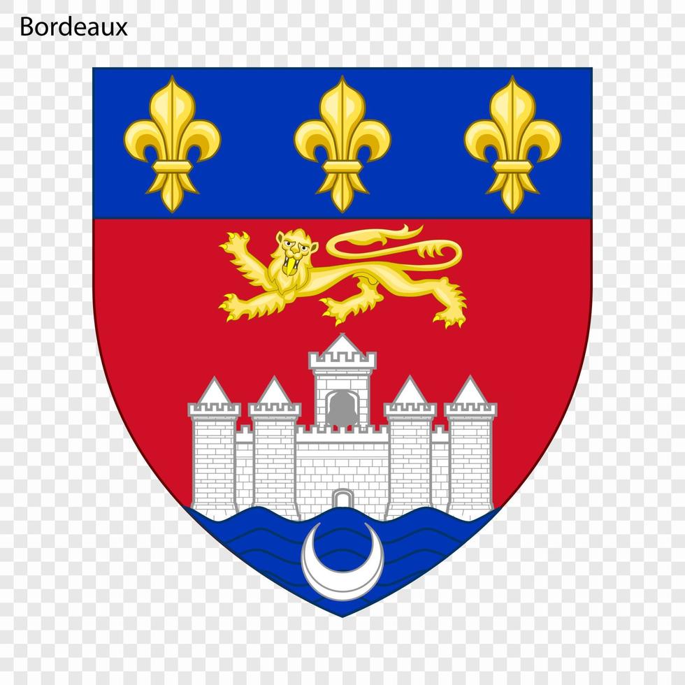 Emblem von Bordeaux vektor