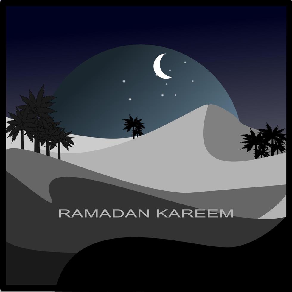 Ramadan kareem Schablone vektor