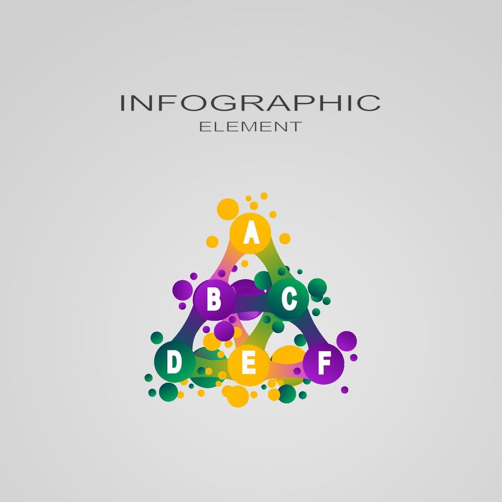 Infografik Schablone mit Symbol geeignet zum Geschäft Bericht vektor