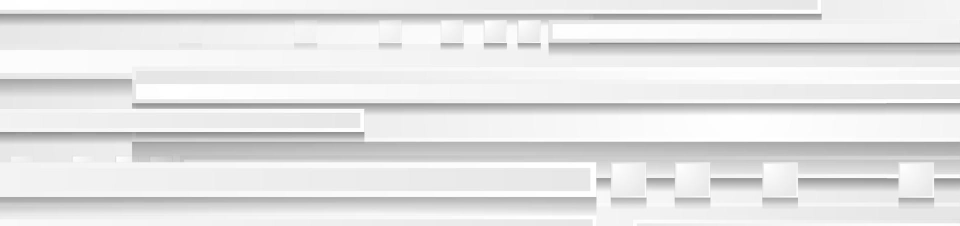 abstrakt grå tech geometrisk företags- baner design vektor