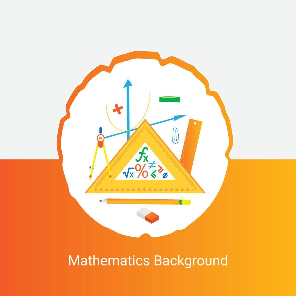 mathematisch geometrisch Formeln abstrakt Hintergrund vektor