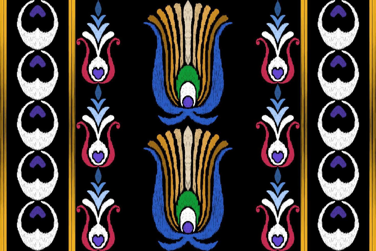 Patchwork Blumen- Muster mit Paisley und indisch Blume Motive. Damast Stil Muster zum Textil und Dekoration vektor
