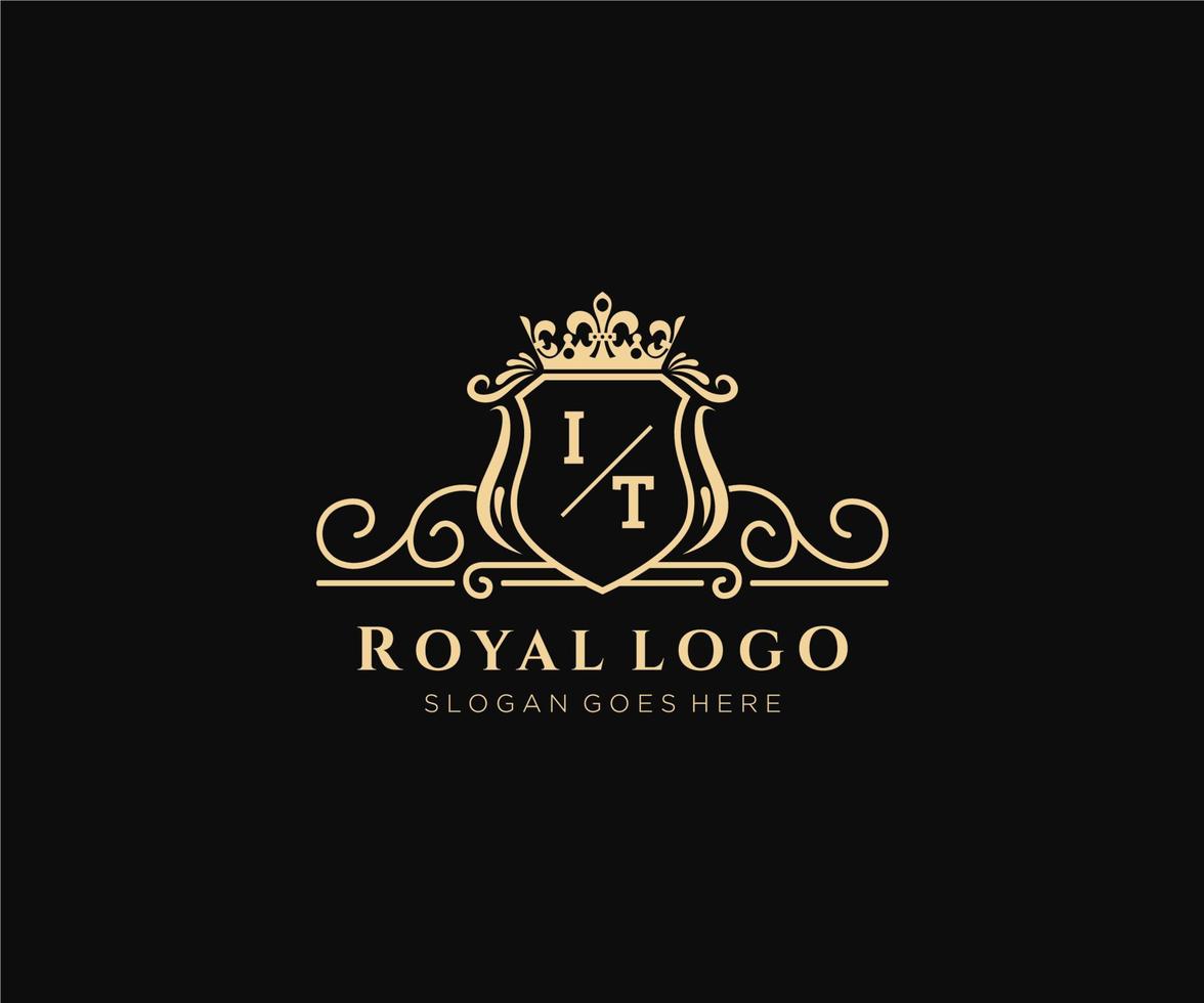 Initiale es Brief luxuriös Marke Logo Vorlage, zum Restaurant, Königtum, Boutique, Cafe, Hotel, heraldisch, Schmuck, Mode und andere Vektor Illustration.