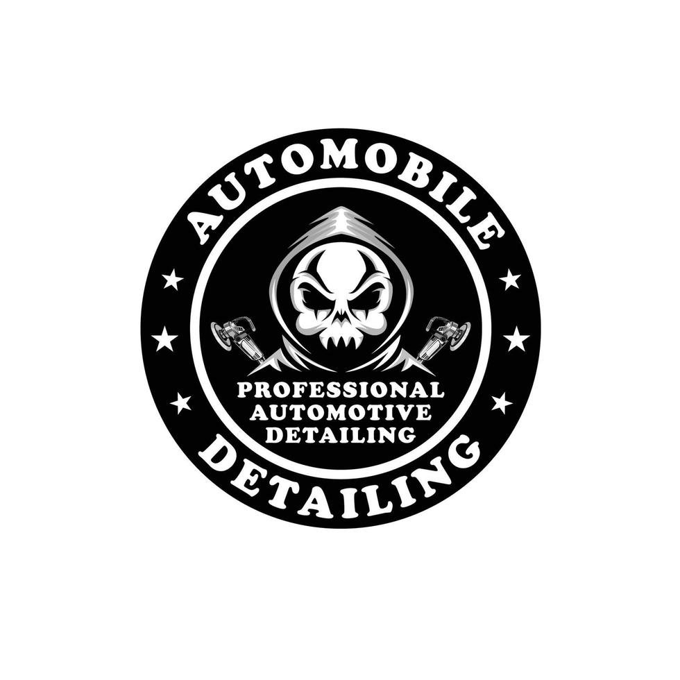 Auto Detaillierung anonym Hacker Kapuzenpullover Vektor Esport Logo