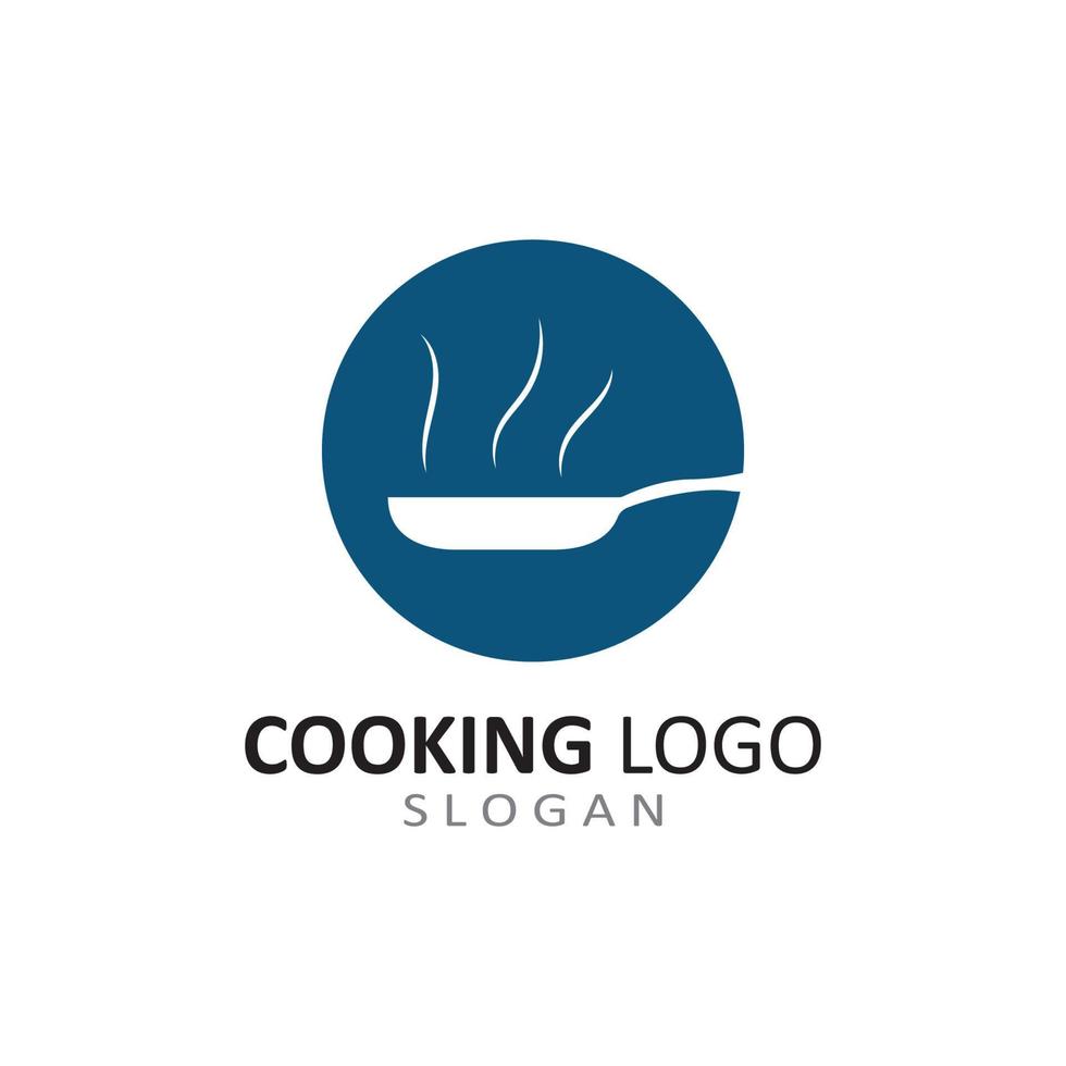 redskap logotyp för matlagning med begrepp vektor mall