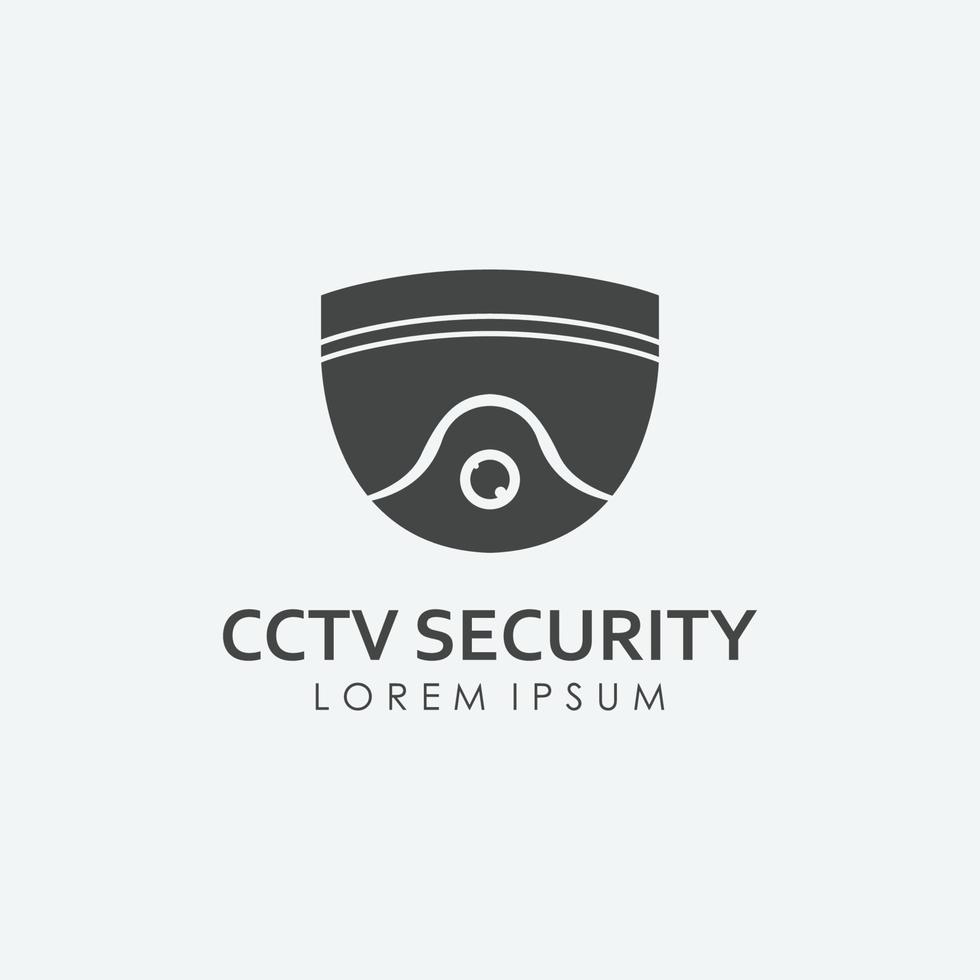 cctv Technologie und Sicherheit Logo Vorlage. vektor