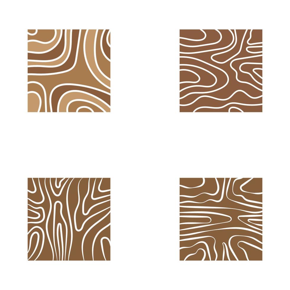 Holz Logo basierend Design Vektor Vorlage