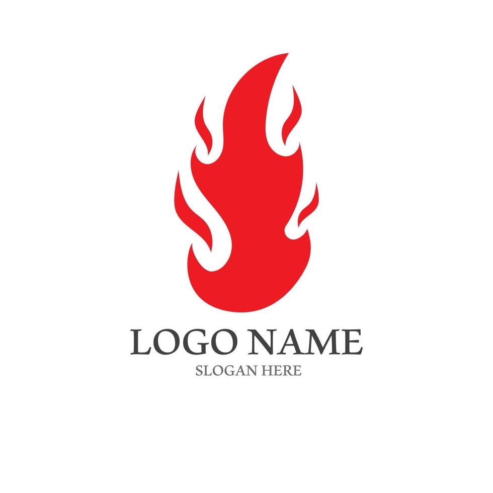 lodernd Feuer, Glut, Feuerball Logo und Symbol Vektor Bild. mit Vorlage Illustration Bearbeitung.