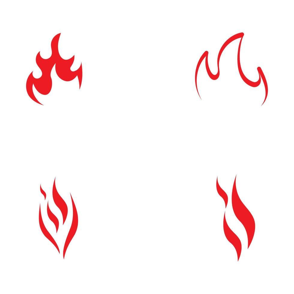 lodernd Feuer, Glut, Feuerball Logo und Symbol Vektor Bild. mit Vorlage Illustration Bearbeitung.