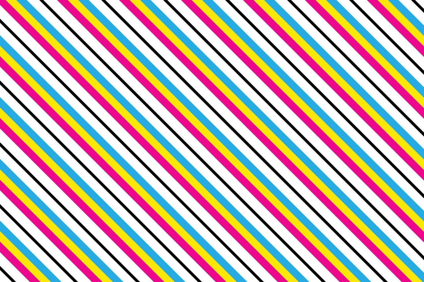 abstrakt diagonal rosa gul och blå rand mönster design. vektor