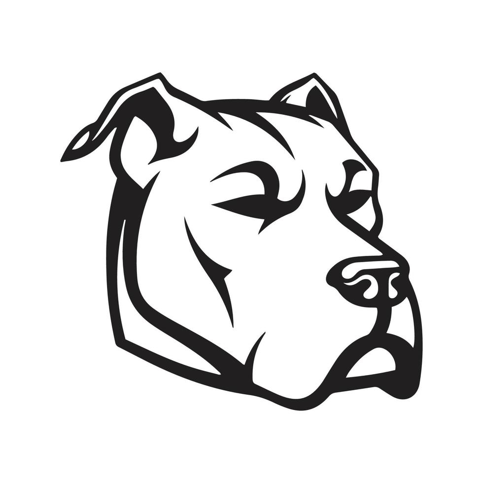 Bulldogge Maskottchen Logo ,Hand gezeichnet Illustration. geeignet zum Logo, Hintergrund, Banner, Hintergrund, Karte, Buch Illustration, T-Shirt Design, Aufkleber, Abdeckung, usw vektor