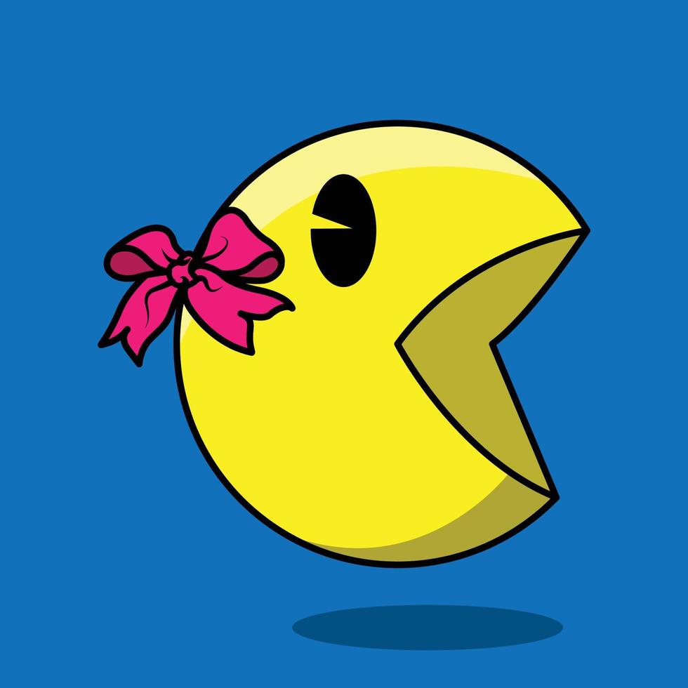 de illustration av pac man vektor