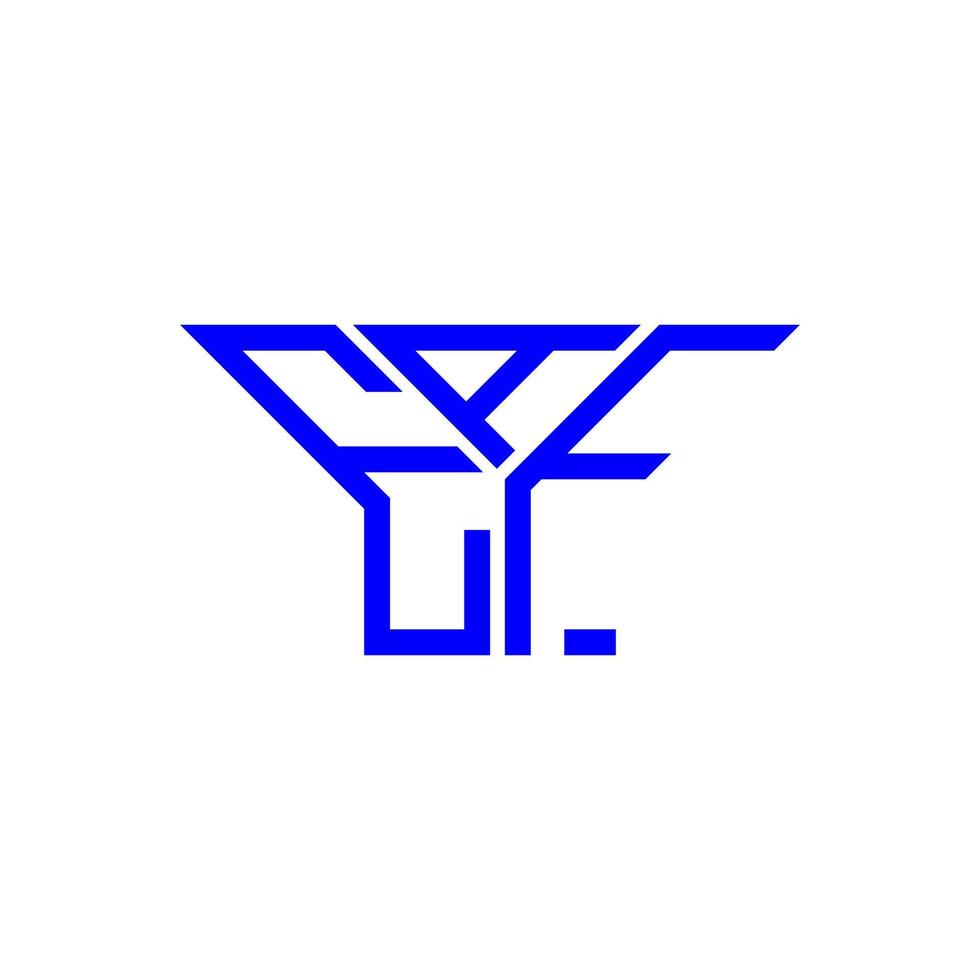 eaf brev logotyp kreativ design med vektor grafisk, eaf enkel och modern logotyp.