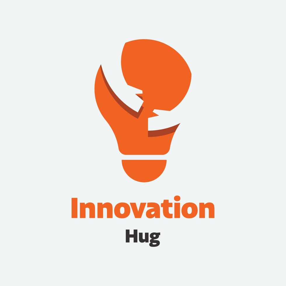 Innovation Umarmung Logo vektor