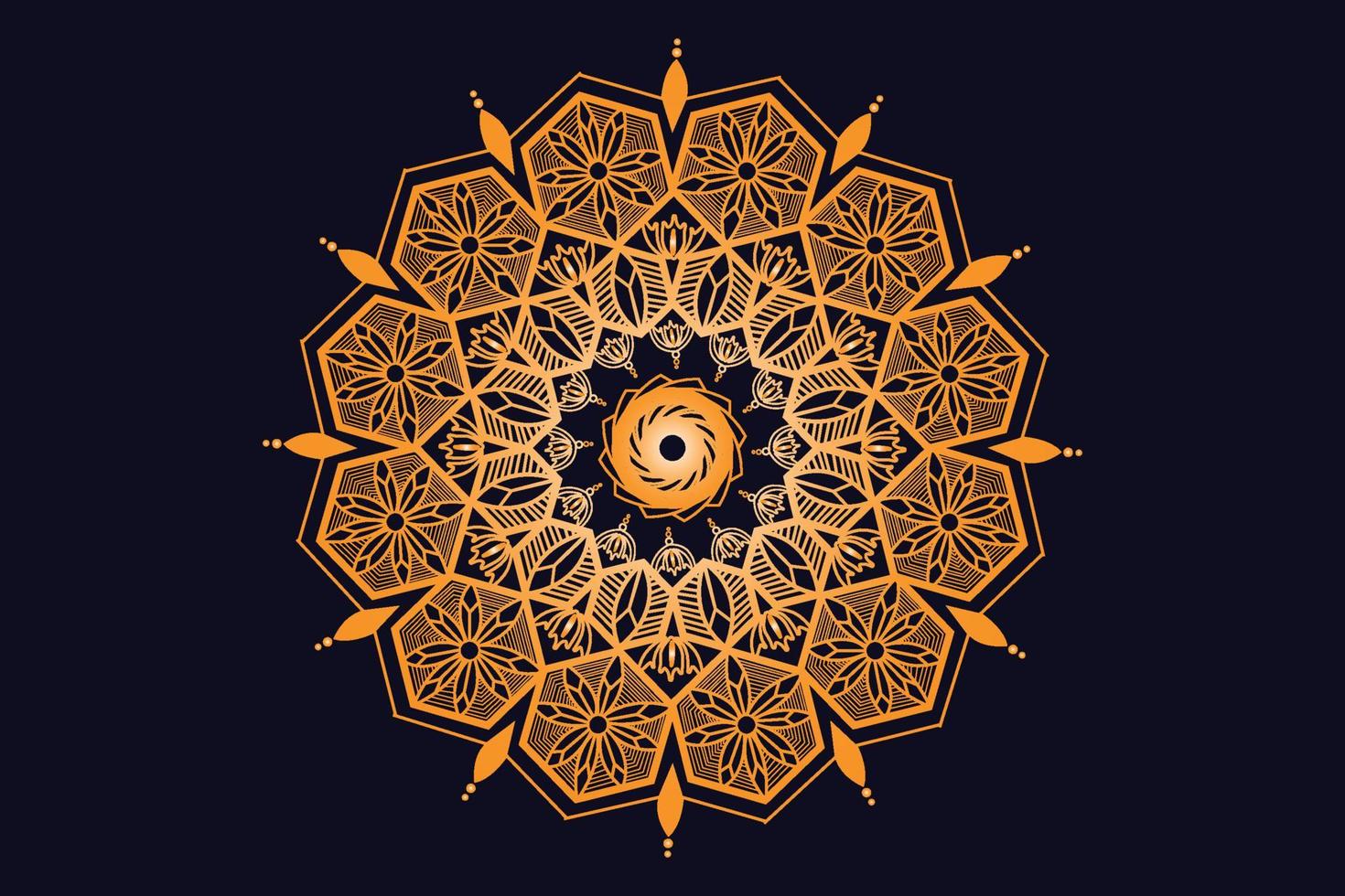 Luxus golden königlich Mandala Design Vektor zum Hintergrund. golden Mandala Design. islamisch Hintergrund Design