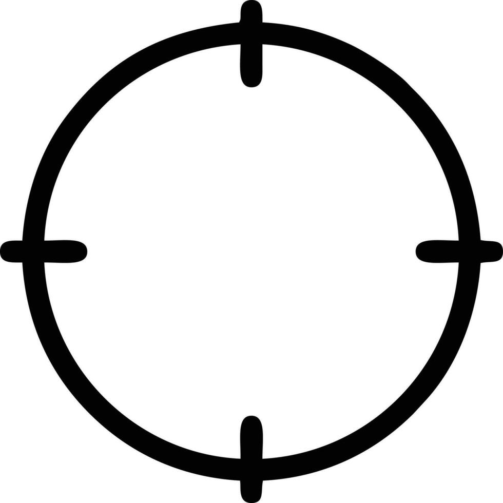 mål fokus ikon symbol design bild, illustration av de Framgång mål ikon begrepp. eps 10 vektor