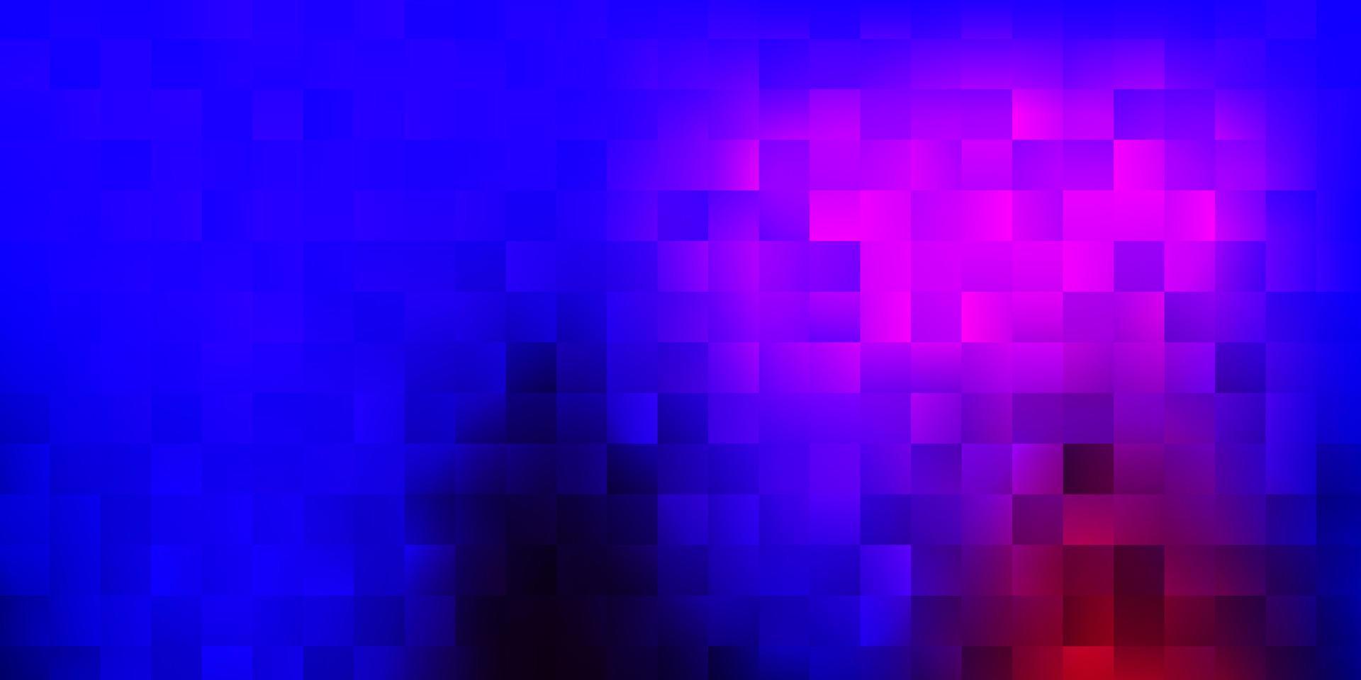 mörkblå, röd vektorbakgrund med rektanglar. vektor