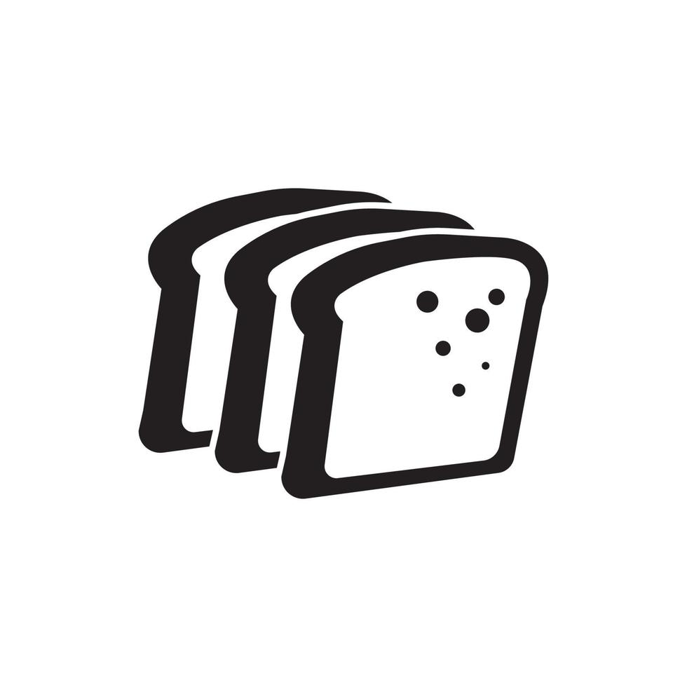 Brot Symbol Symbol ,Illustration Design Vorlage. vektor