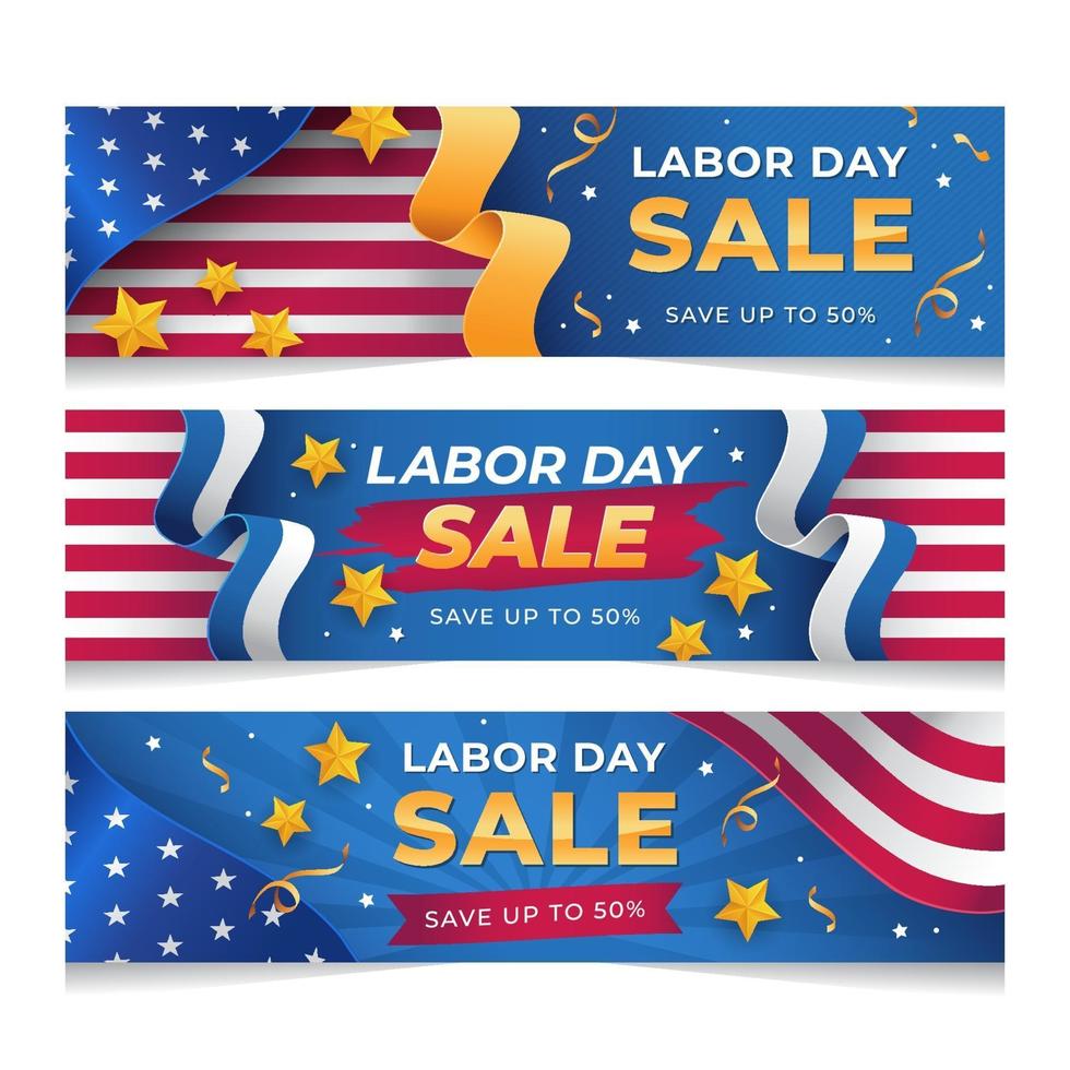 Labor Day Super Sale Banner vektor