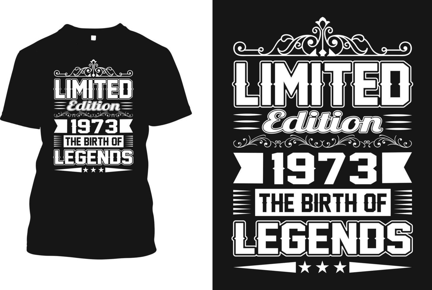legends 50:e årgång födelsedag t skjorta design vektor