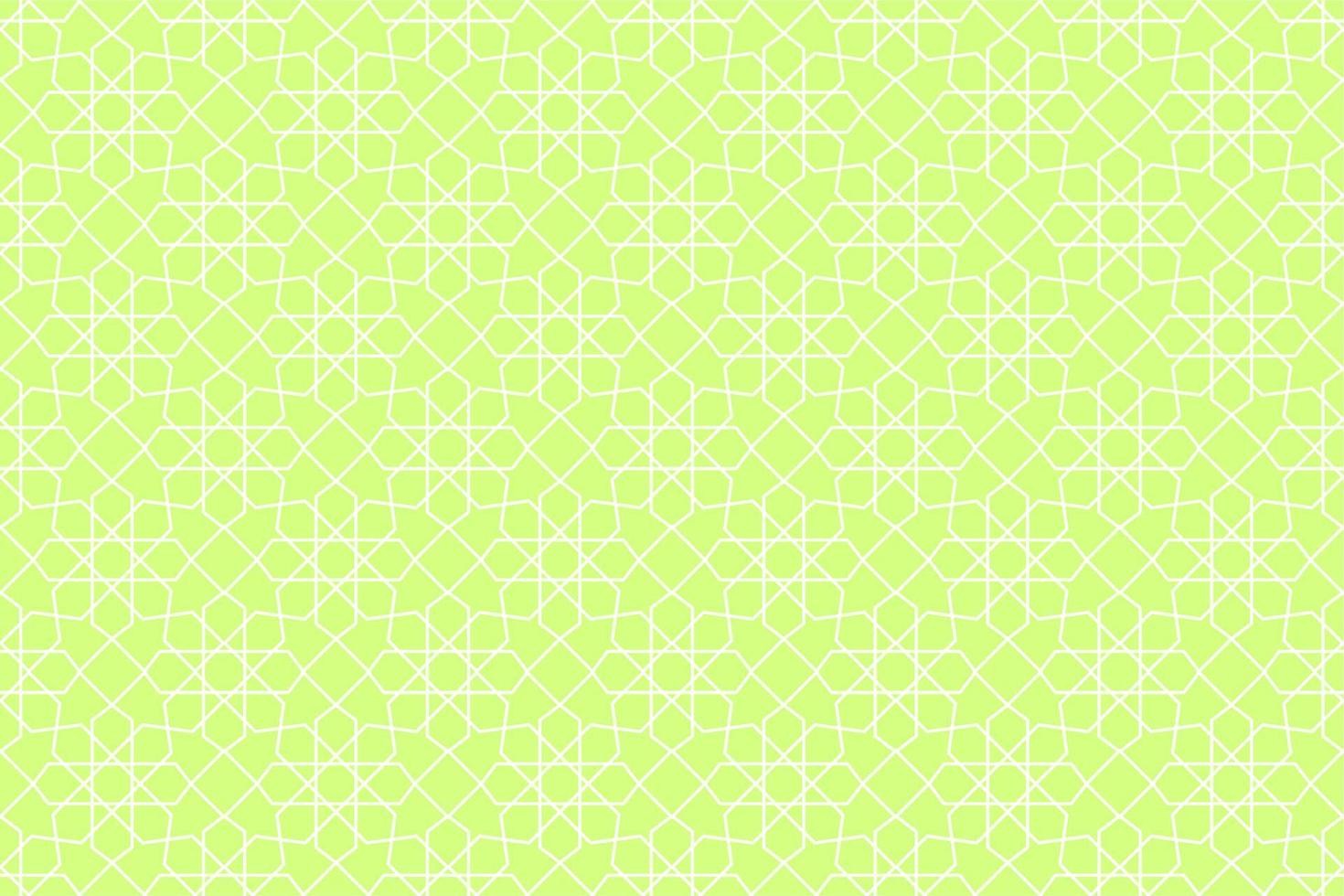 islamisch Hintergrund auf Grün Farbe. Ramadhan kareem Hintergrund. eid Mubarak Hintergrund. nahtlos geometrisch Muster. vektor