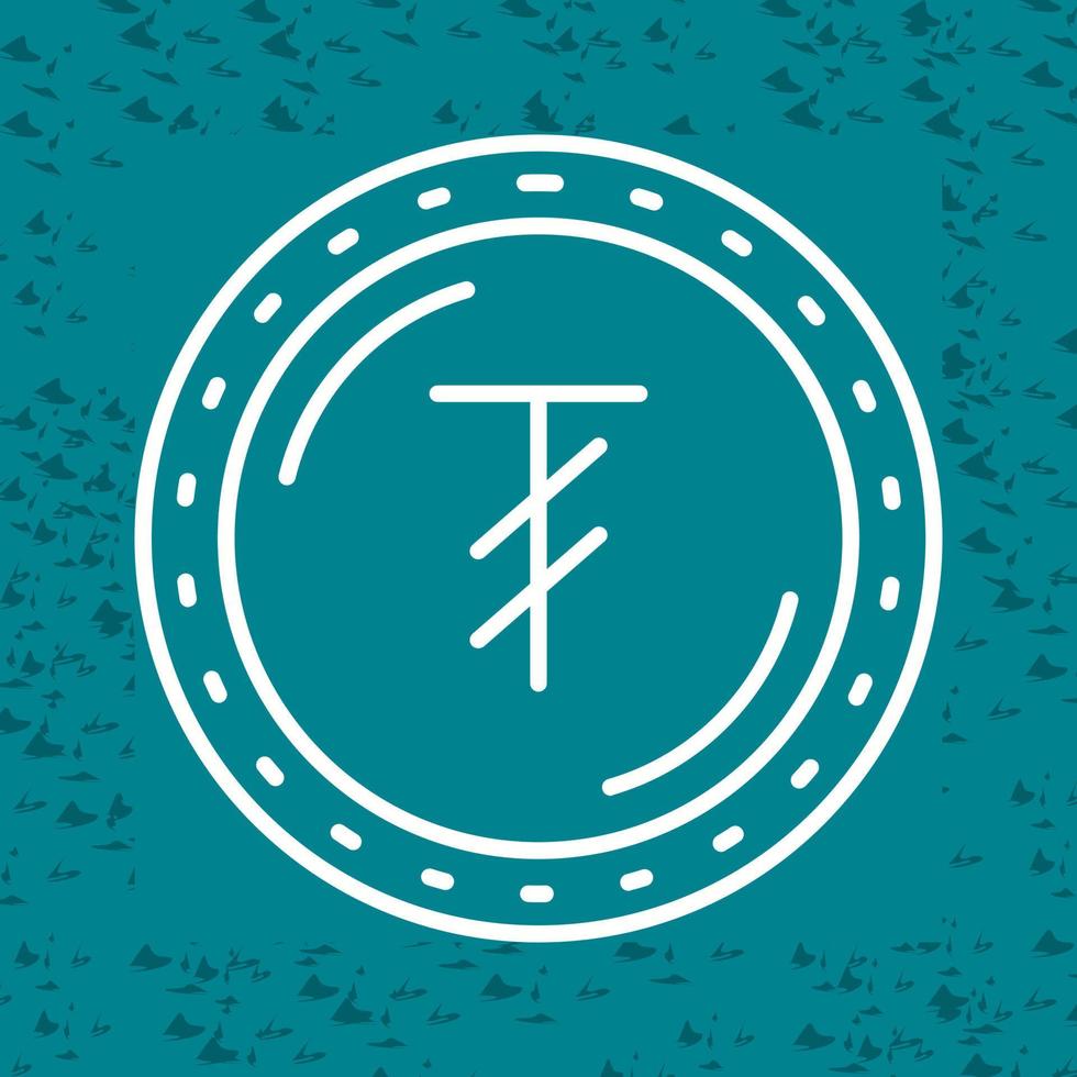 Tugrik-Währungsvektorsymbol vektor