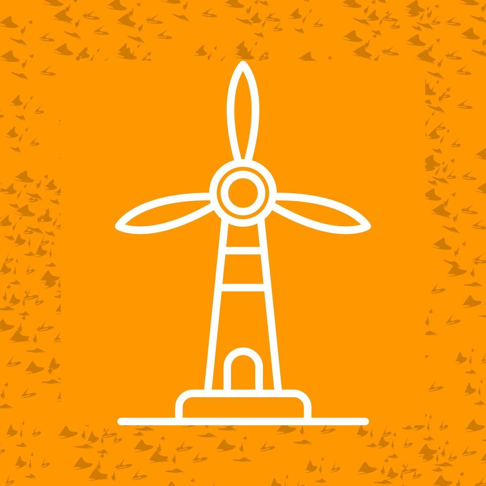 Symbol für Windmühlenvektor vektor