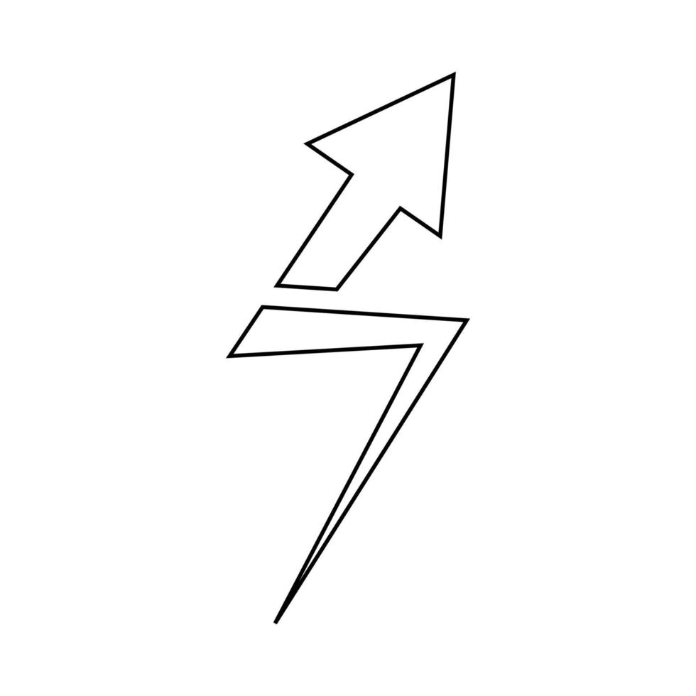 Elektrizität Symbol Illustration Vektor