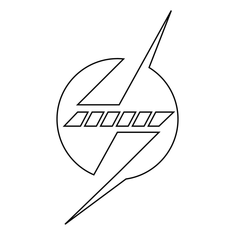 Elektrizität Symbol Illustration Vektor