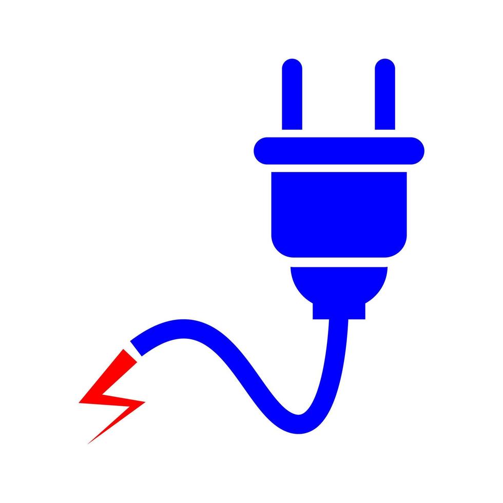 elektrisch Stecker Symbol Illustration Vektor