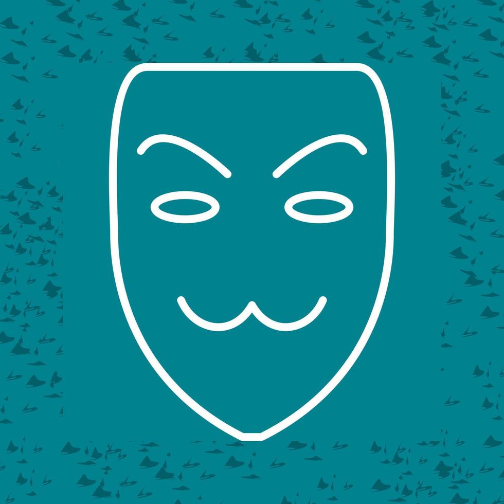 Hacker-Maskenvektor-Symbol vektor