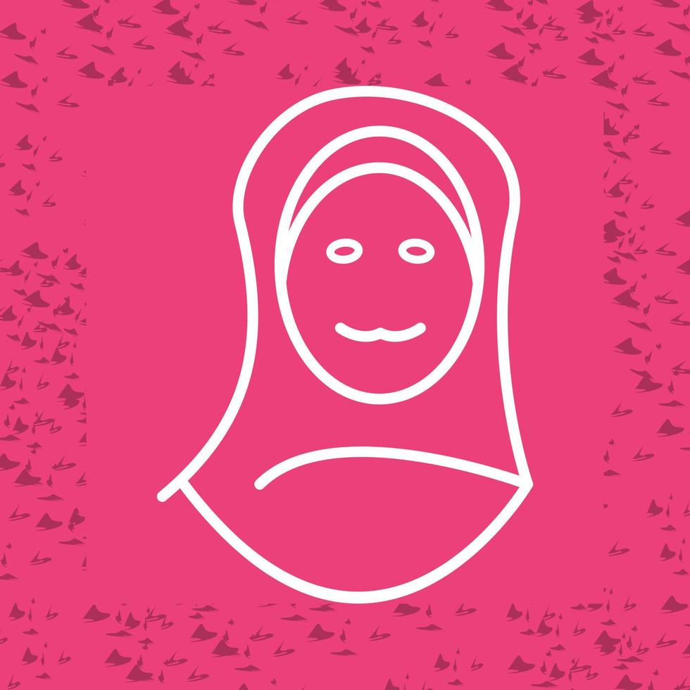 Vektorsymbol für islamische Frauen vektor