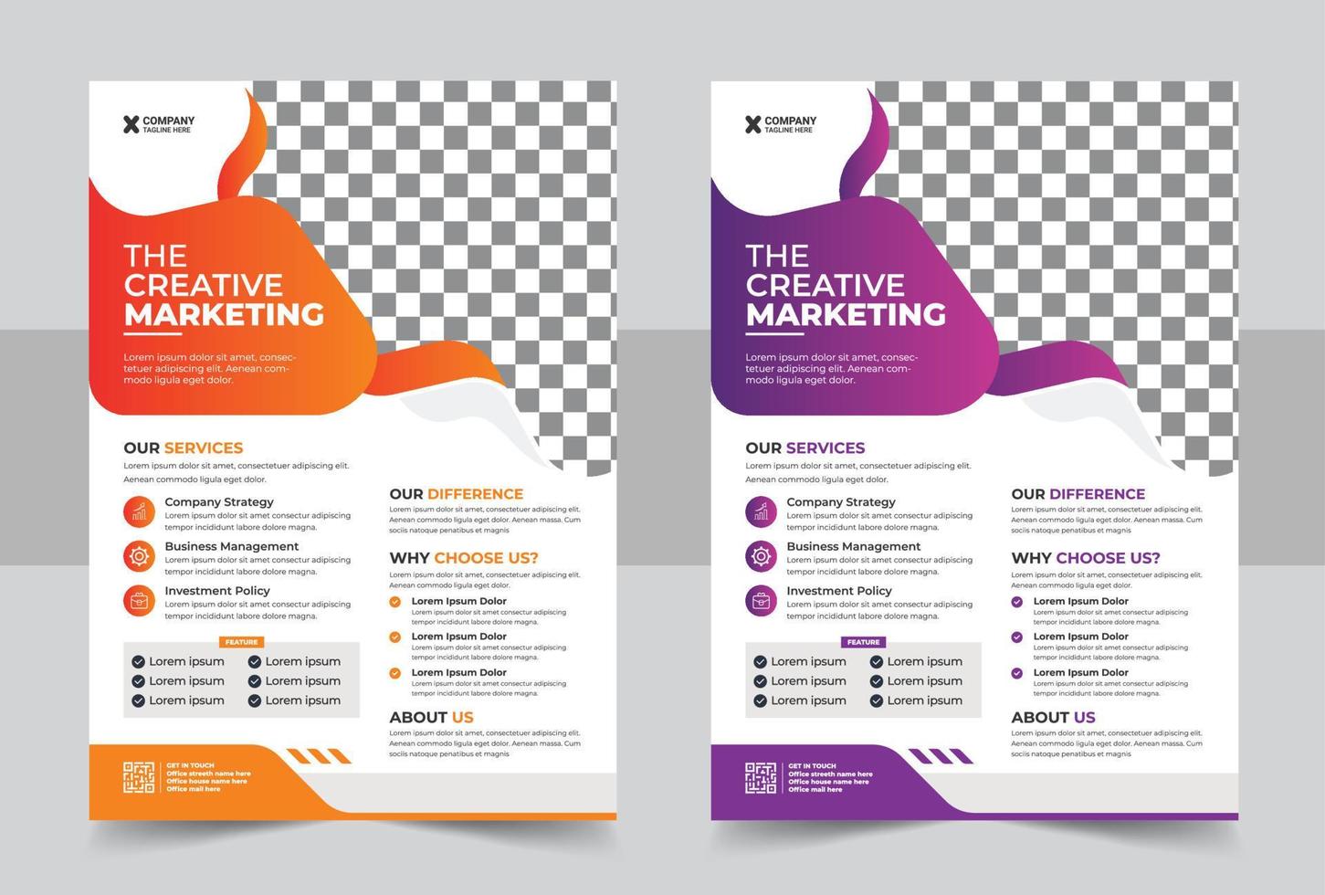 Digital Marketing korporativ Flyer Vorlage Design, korporativ Geschäft Flyer Poster Pamphlet Broschüre Startseite Design Layout Hintergrund, zwei Farben planen, Vektor Vorlage im a4 Größe