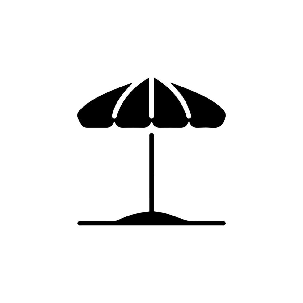 paraply ikon. enkel illustration av paraply vektor ikon för webb. regn skydd symbol. platt design stil