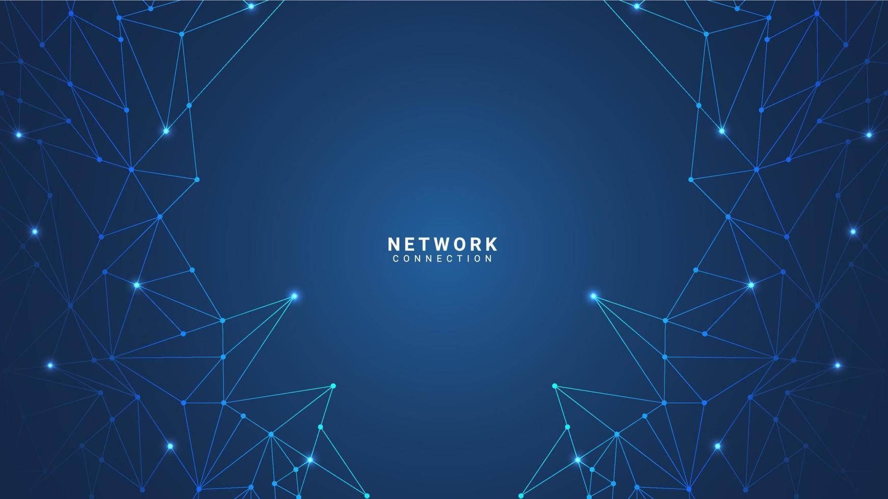 teknologi bakgrund design med nätverk förbindelse vektor