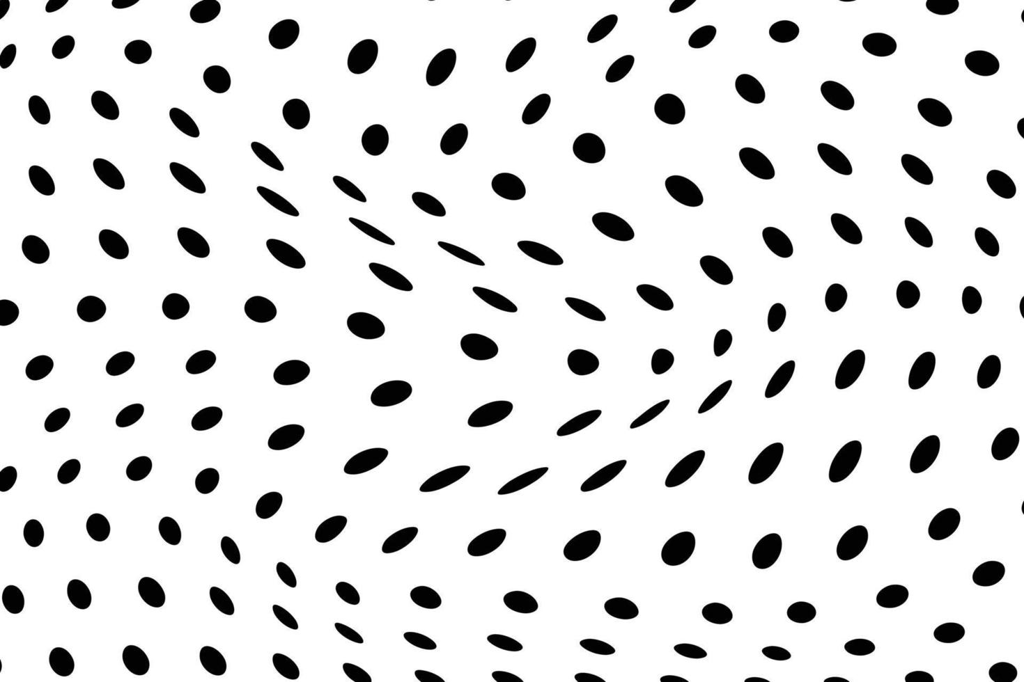 abstrakt sömlös svart polka punkt Vinka stil mönster design. vektor