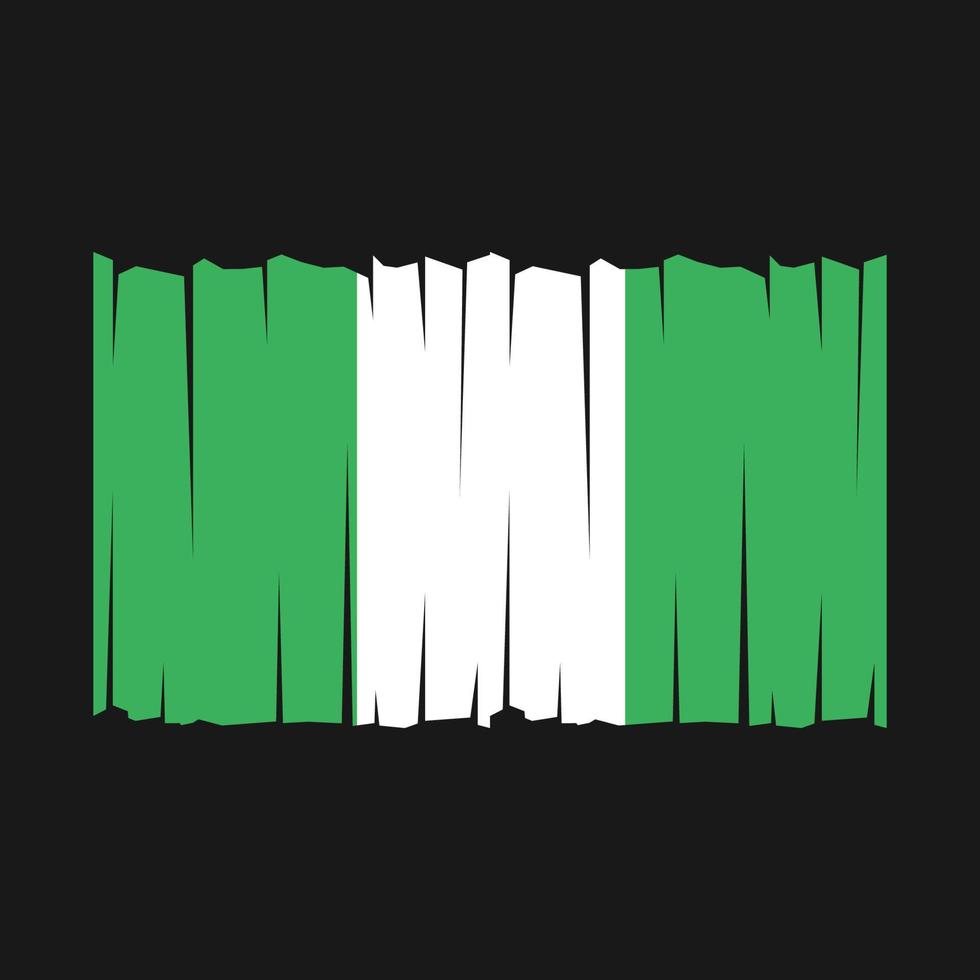 nigeria flagge vektor