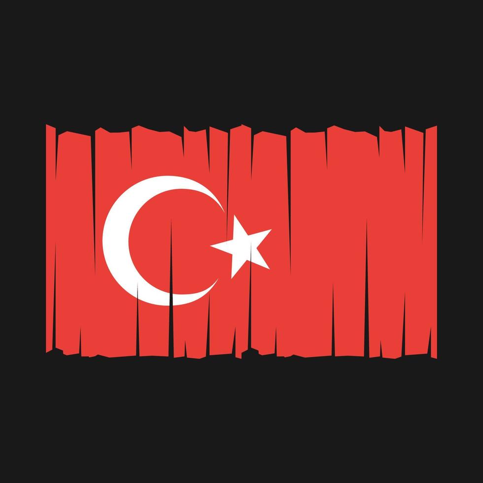 Türkei Flagge Vektor