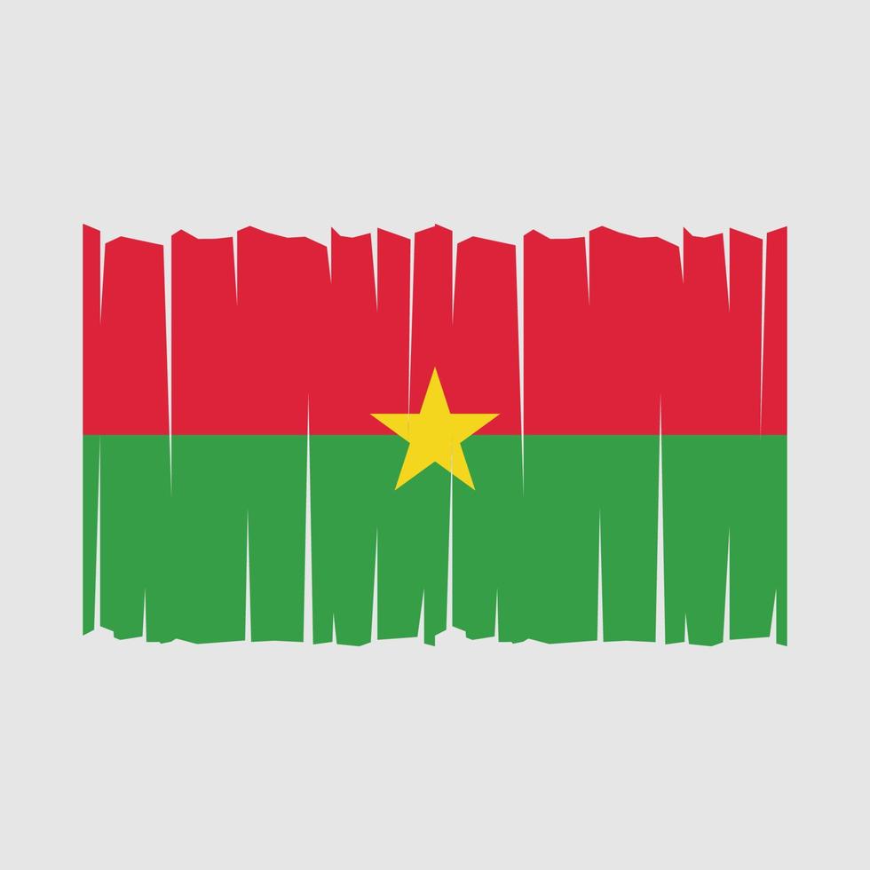 burkina faso flagga vektor