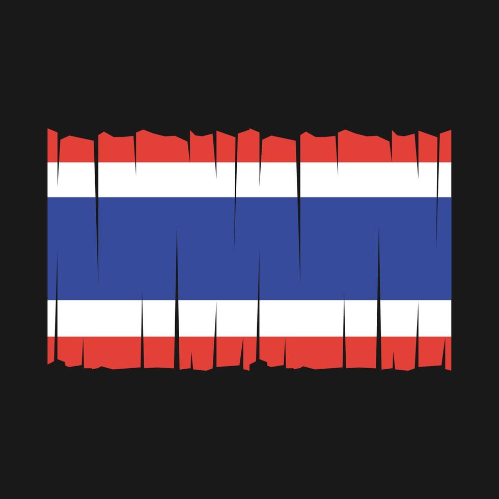 thailand flagge vektor