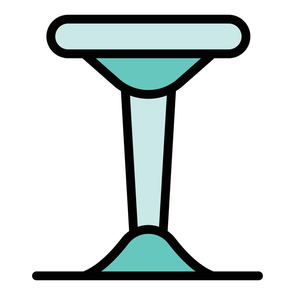 bar tabell ikon vektor platt