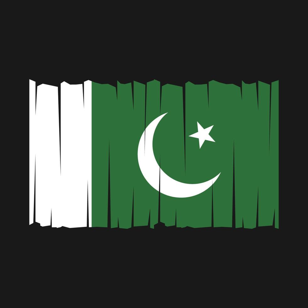 pakistan flagga vektor
