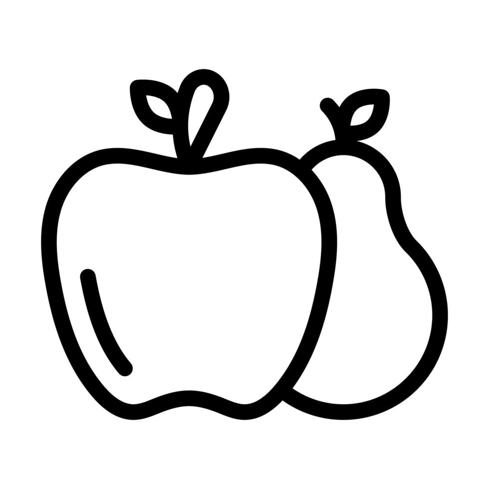 frukt ikon design vektor