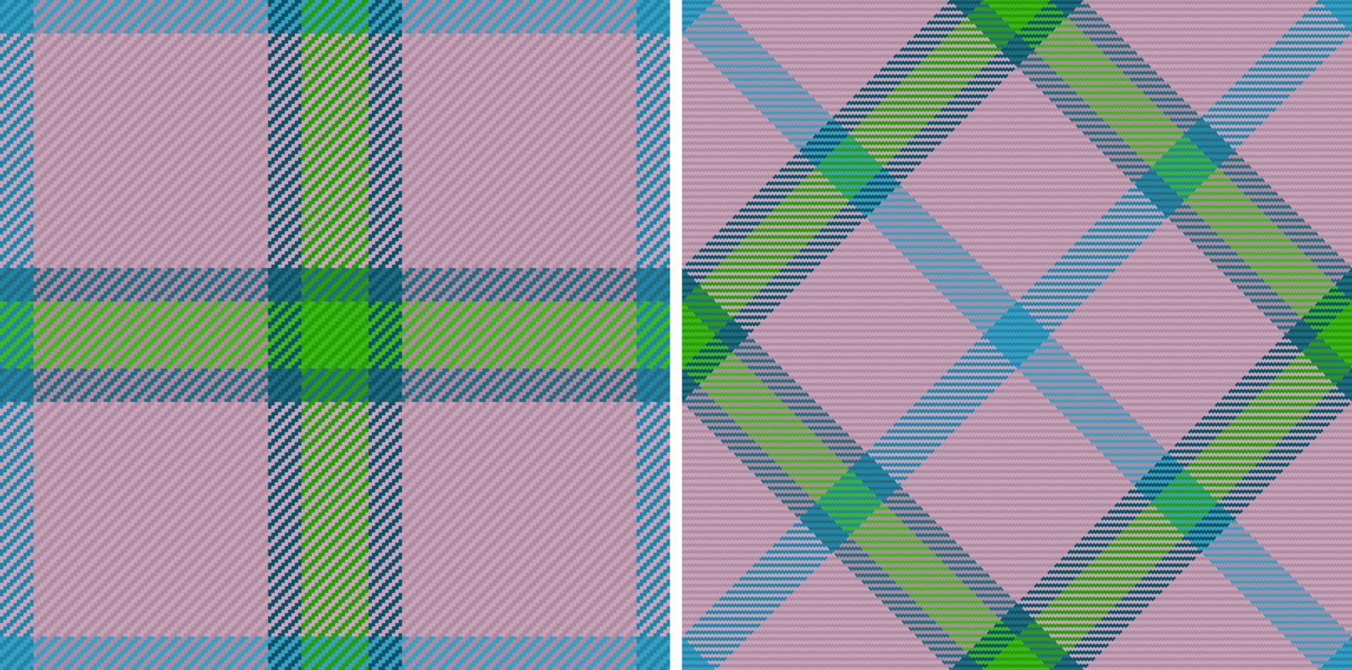 Muster Tartan überprüfen. nahtlos Textur Textil. Vektor Hintergrund Stoff Plaid.