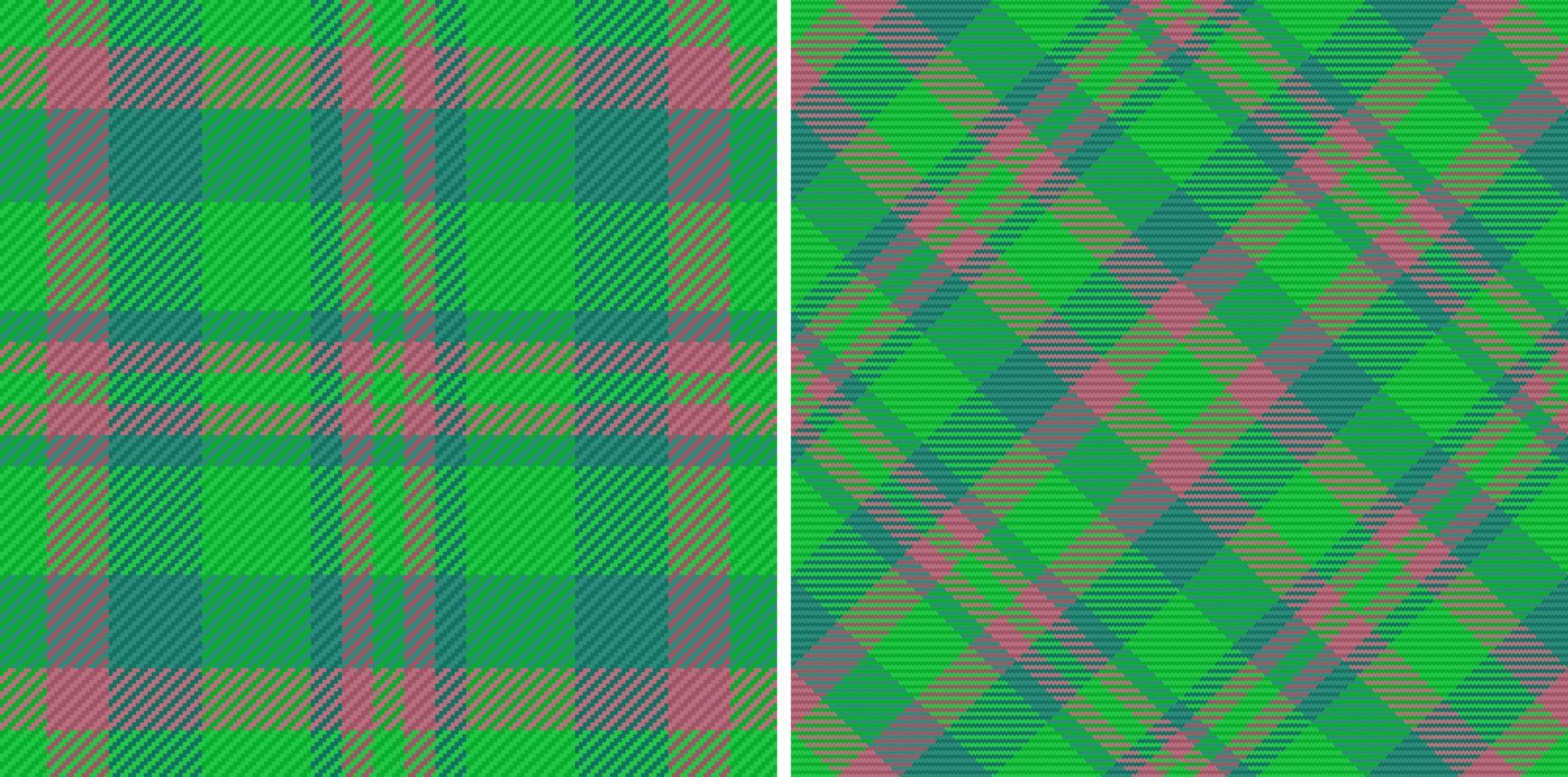 Muster Tartan Hintergrund. Textur prüfen Vektor. Textil- nahtlos Plaid Stoff. vektor