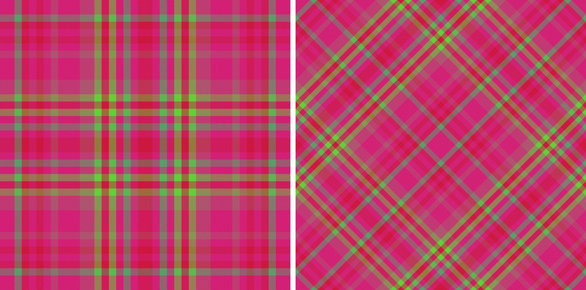 tyg textil- sömlös. bakgrund pläd kolla upp. mönster tartan textur vektor. vektor